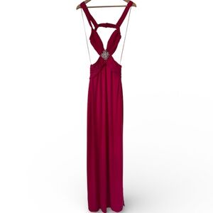 Mary L Couture by Cache Fuchsia Embellished Gown – Size 12 NWT 💖